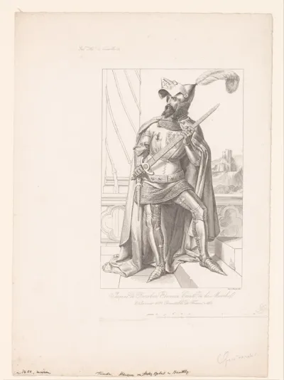 Portret van Jacques I de Bourbon-La Marche