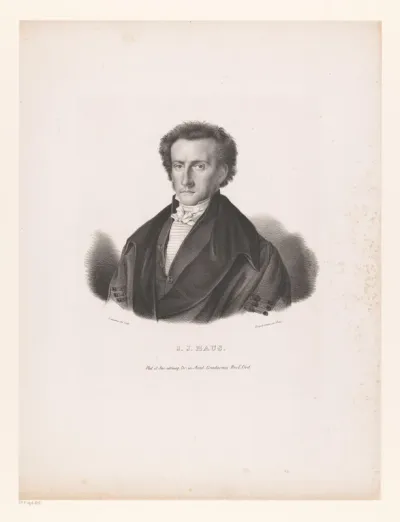 Portret van Jacques-Joseph Haus