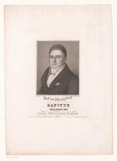 Portret van Jacques Laffitte