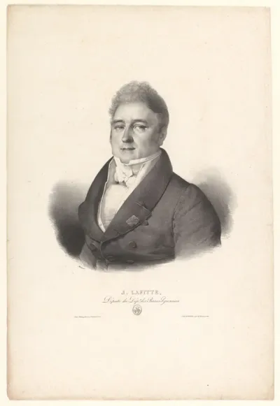 Portret van Jacques Lafitte