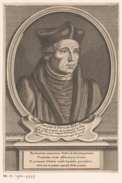 Portret van Jacques Lefèvre d'Étaples