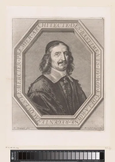 Portret van Jacques Lemercier