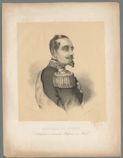 Portret van Jacques Leroy de Saint-Arnaud