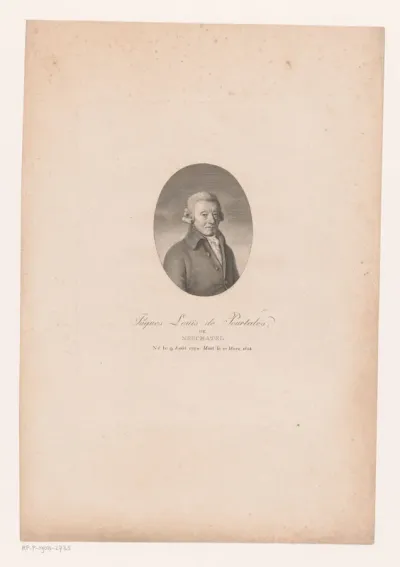 Portret van Jacques-Louis de Pourtalès