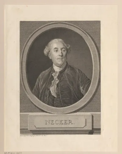 Portret van Jacques Necker