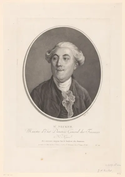 Portret van Jacques Necker