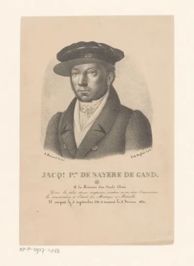Portret van Jacques Pierre De Nayere