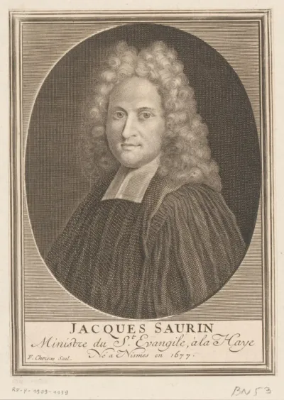 Portret van Jacques Saurin