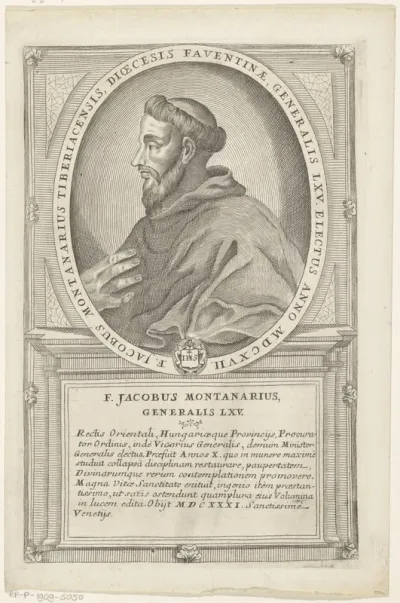 Portret van Jaime Montanari, 65ste Minister Generaal van de franciscaner orde