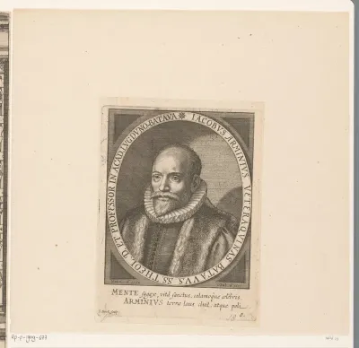 Portret van Jakob Arminius