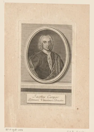 Portret van Jakob Carpov