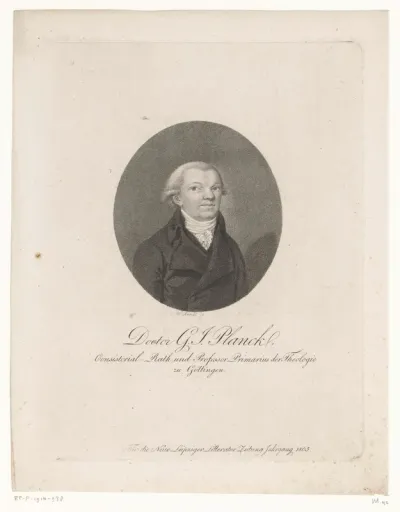 Portret van Jakob Christoph Eckermann