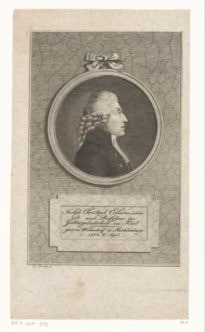 Portret van Jakob Christoph Eckermann