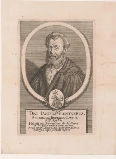 Portret van Jakob Glentner