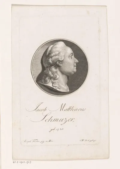 Portret van Jakob Matthias Schmutzer