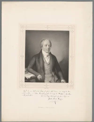 Portret van Jakob Robert Steiger