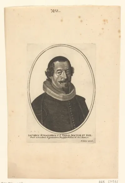Portret van Jakob Schaller op 47-jarige leeftijd