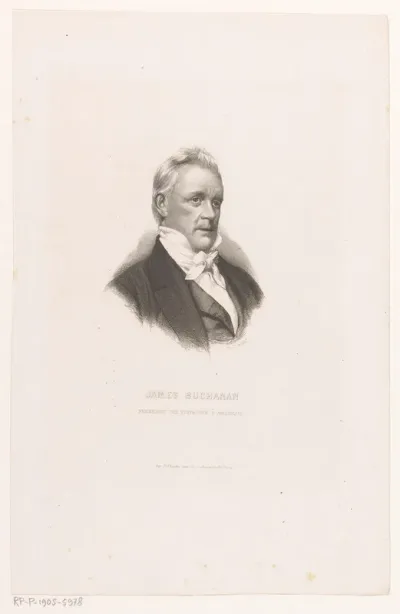 Portret van James Buchanan