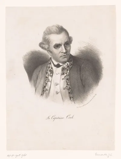 Portret van James Cook