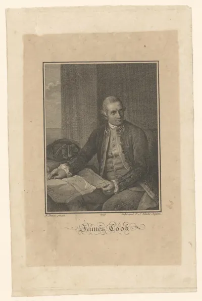 Portret van James Cook