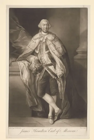 Portret van James Hamilton