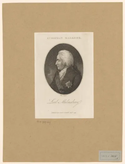 Portret van James Harris, 1e of 2e graaf van Malmesbury