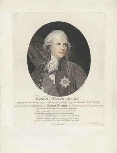 Portret van James Harris, eerste graaf van Malmesbury