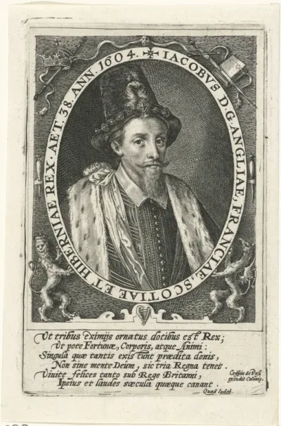 Portret van James I
