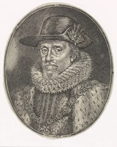 Portret van James I