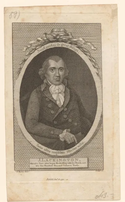 Portret van James Lackington