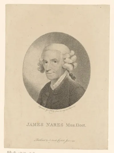 Portret van James Nares