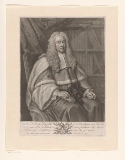 Portret van James Reynolds op 63-jarige leeftijd