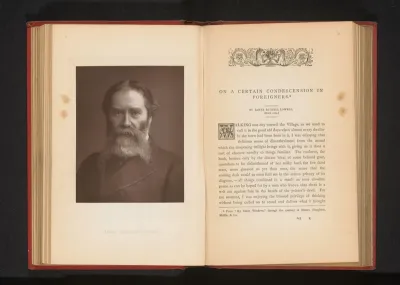 Portret van James Russell Lowell