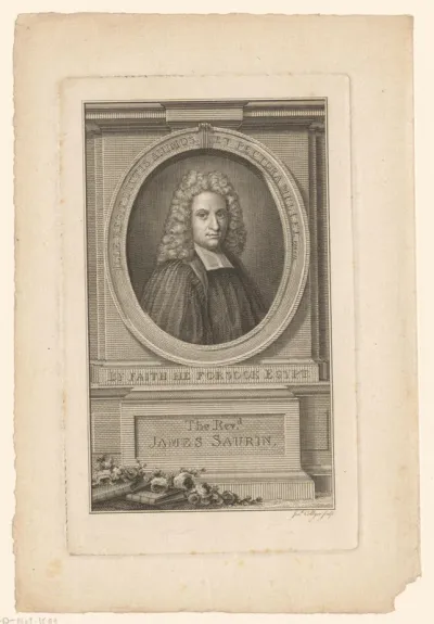 Portret van James Saurin