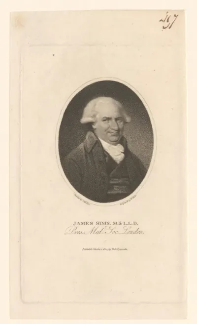 Portret van James Sims