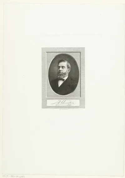 Portret van Jan Albert Schuurman