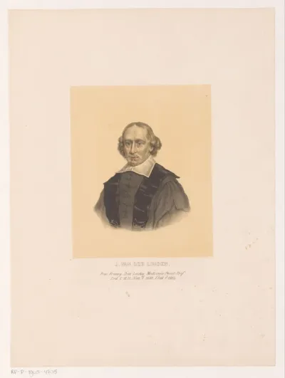 Portret van Jan Antonides van der Linden