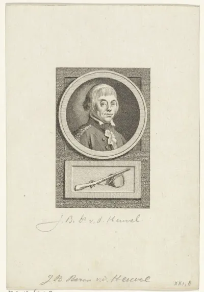 Portret van Jan Baptist baron van den Heuvel