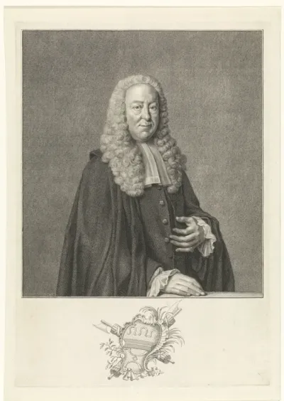 Portret van Jan Baptista Slicher