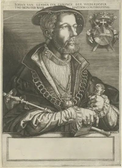 Portret van Jan Beukelszoon van Leiden