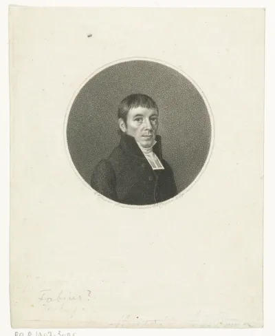 Portret van Jan Christiaan Fabius