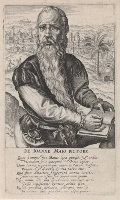 Portret van Jan Cornelisz. Vermeyen