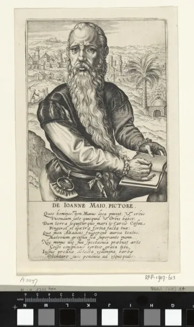 Portret van Jan Cornelisz. Vermeyen
