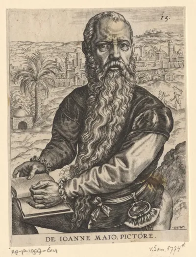 Portret van Jan Cornelisz. Vermeyen