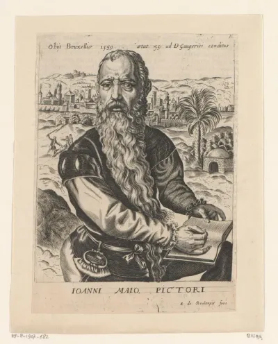 Portret van Jan Cornelisz. Vermeyen