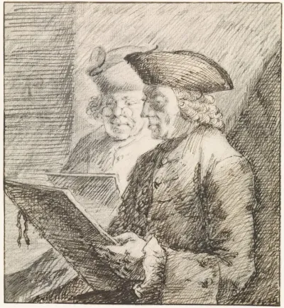 Portret van Jan de Beijer en Jurriaan Buttner