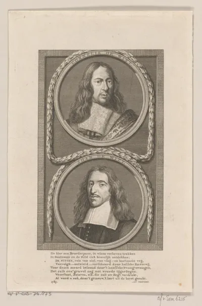 Portret van Jan en Cornelis de Wit