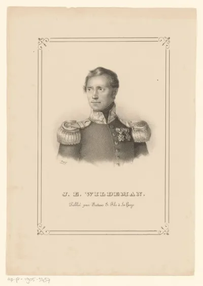 Portret van Jan Ernst Wildeman
