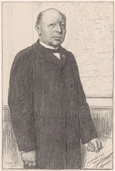 Portret van Jan Frederik Willem Conrad