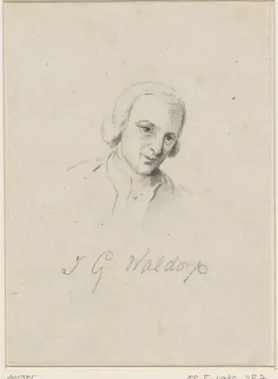 Portret van Jan Gerard Waldorp